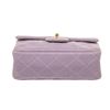 Image 4 : Chanel Purple Leather Mini Flap Shoulder Bag