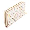 Image 1 : Louis Vuitton White Multicolor Monogram Zippy Wallet