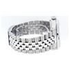 Image 4 : Rolex Mens Stainless Steel White Diamond & Emerald 36MM Datejust Wristwatch