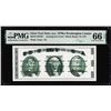 Image 1 : Circa 1970's Washington Center Giori Test Note PMG Gem Uncirculated 66EPQ