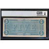 Image 2 : 1864 $5 T-69 Confederate PCGS 63