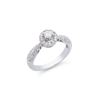 Image 1 : 14KT White Gold 0.67ctw Diamond Ring