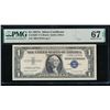 Image 1 : 1957A $1 STAR Silver Certificate PMG 67EPQ