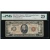 1934A $20 Hawaii FRN PMG 25