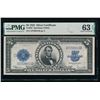 Image 1 : 1923 $5 Lincoln Porthole Silver Cert PMG 63EPQ