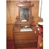 Image 1 : Victorian, Marble Top Dresser with Mirror, Late#2364462