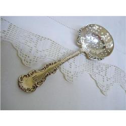 LOVELY ORNATE STERLING SILVER SUGAR SIFTER #2364526