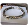 Image 1 : Sterling 18k Designer Carved Cable Link #2364691