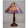 Image 1 : BAROQUE GLASS LAMP 20" SHADE NEW #2365037