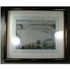 Image 1 : Niagara FALLS WaterCOLOR Framed - ANTIQUE - #2365110