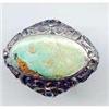 Image 1 : SALE Striking turquoise vintage signed ring #2379103
