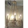Image 1 : Shabby Chic Ivory Color Tole Fixture #2379396