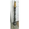 Image 1 : Early 20thc Pewter Candlestick Floor Lamp