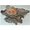 Image 2 : Art Nouveau Patinated Nymph Centerpiece