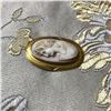 Image 4 : 19thc Classical Shell Cameo Gold Brooch Pendant