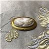 Image 5 : 19thc Classical Shell Cameo Gold Brooch Pendant