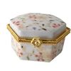 Image 1 : Spring Flowers Porcelain Jewel Trinket Box