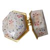 Image 4 : Spring Flowers Porcelain Jewel Trinket Box
