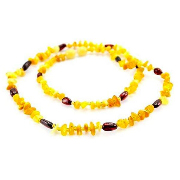 Baltic Cherry & Honey Amber Necklace