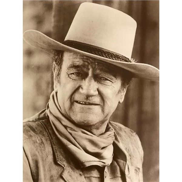 John Wayne Rio Lobo Sepia Photo Print