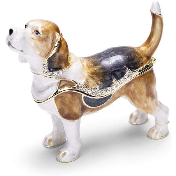 Beagle Dog Trinket Jewel Box