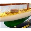 Image 8 : Wooden Scale Model Sailboat, The Shamrock