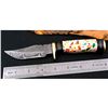 Image 1 : Custom Damascus Steel Hunting Knife