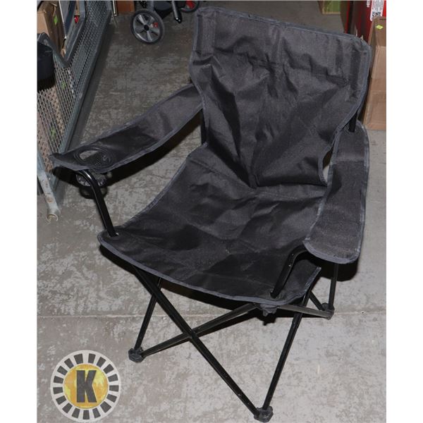 BLACK FOLDING CHAIR