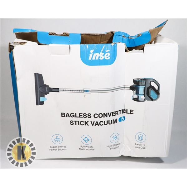 BAGLESS CONVERTIBLE STICK VACUUM