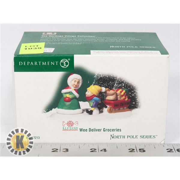 DEPARTMENT 56 WEE DELIVER GROCERIES