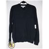 Image 1 : MENS L NAVY V-NECK SWEATER