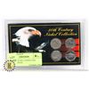 Image 1 : 1900-1981 x4 USA 5 CENTS COIN COLLECTION IN