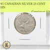 Image 1 : 1941 CANADIAN SILVER 25 CENT COIN