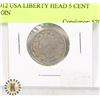 Image 1 : 1912 USA LIBERTY HEAD 5 CENT COIN