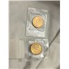 Image 2 : 2 Canada uncirculated Saskatchewan Roughriders $1 coins