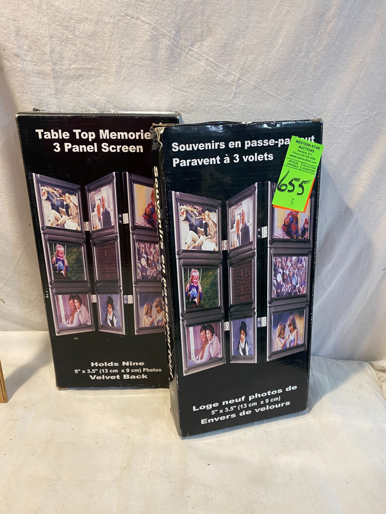 Table top memory screens