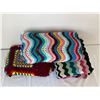 Image 3 : 3 Handmade Crochet Afghans