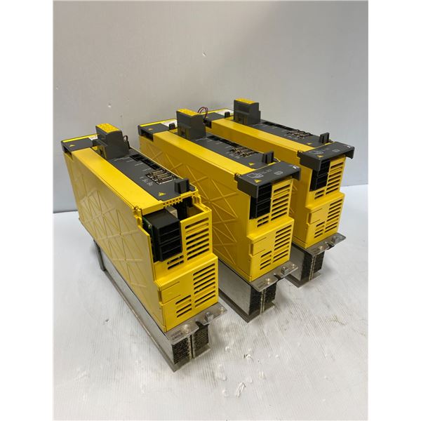 (3) Fanuc # A06B-6124-H209 Servo Amplifier Modules