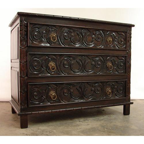 SPANISH STYLE CHEST OF DRAWERS DRESSER 2372732