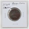 Image 1 : 1772 G GERMAN STATES 1 KREUTZER COIN