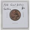 Image 1 : 1928 GREAT BRITAIN FARTHING, UNCIRCULATED
