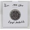 Image 1 : 1/10oz FINE .999 SILVER EGYPT NEFERTITI ROUND