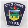 Image 1 : CITY OF CAMROSE POLICE SERVICES SHOULDER PATCH