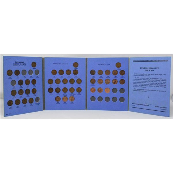 x46 OLD CANADA 1 CENT COIN COLLECTION BOOKLET