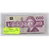 Image 1 : 1988 CANADA 1000 DOLLAR BANKNOTE