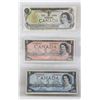 Image 1 : 1974-1973 $1, $2 & $5 DOLLAR CANADA BANK NOTES