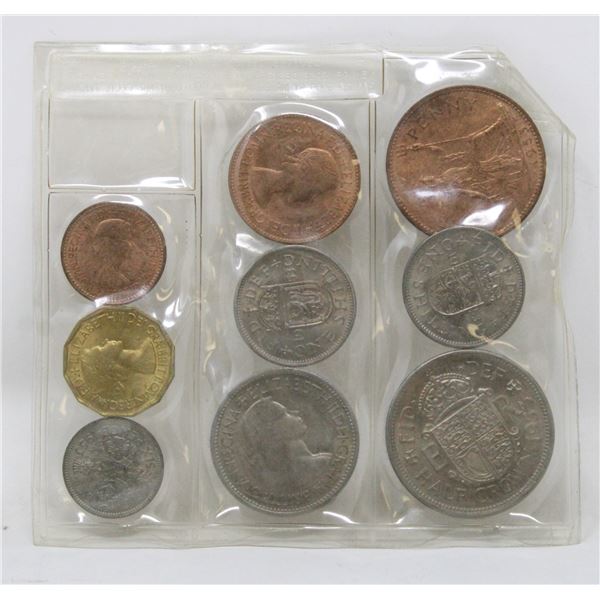 1953 GREAT BRITAIN SEALED SET OF BU COINS
