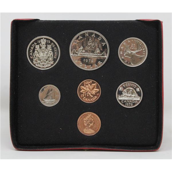 1972 CANADA DOUBLE PENNY 7 COIN SPECIMEN SET