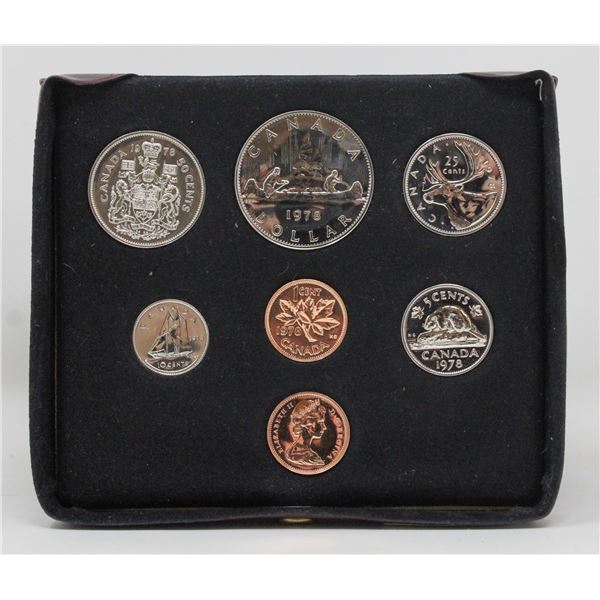 1978 CANADA DOUBLE PENNY 7 COIN SPECIMEN SET