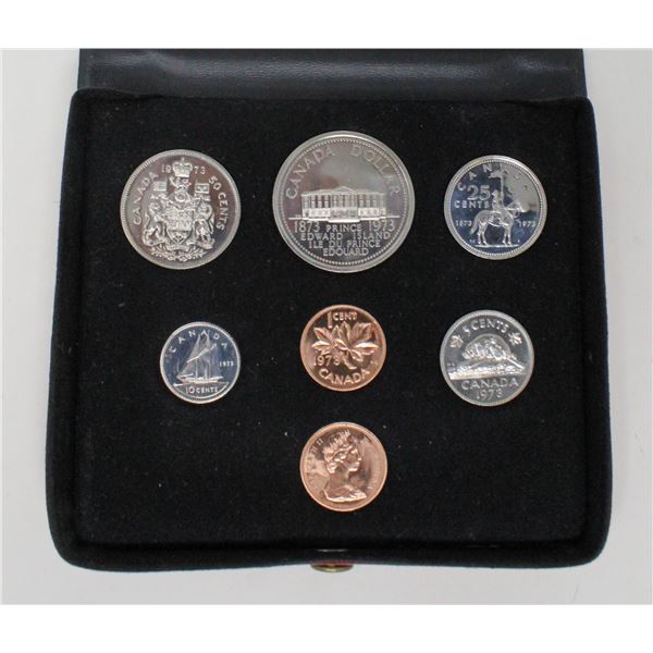 1973 RCMP CANADA DOUBLE PENNY 7 COIN SPECIMEN SET
